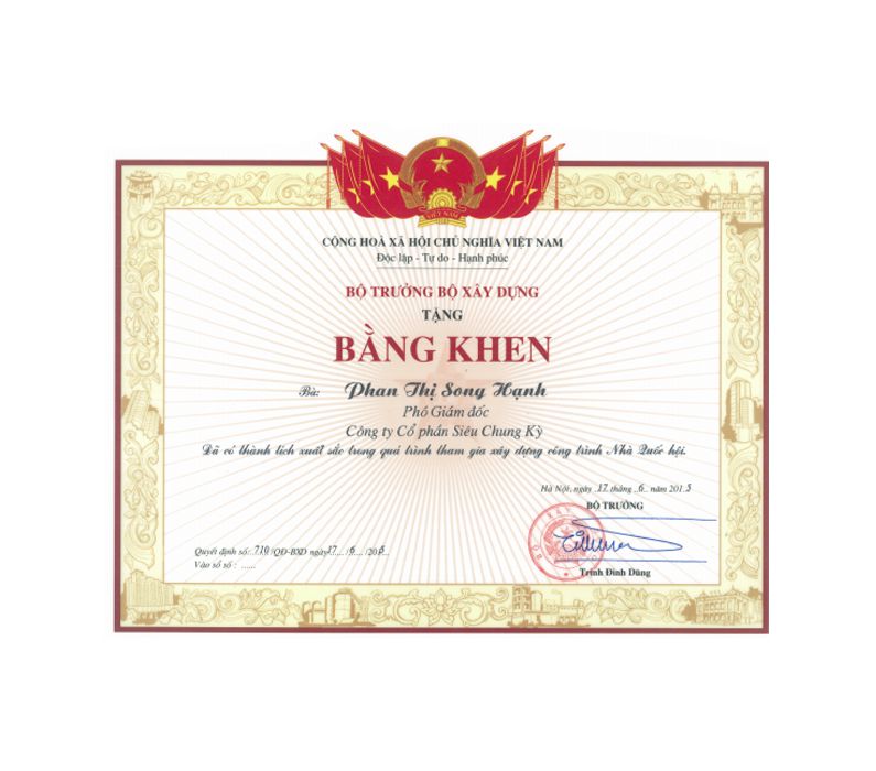 Bằng khen Bằng khen